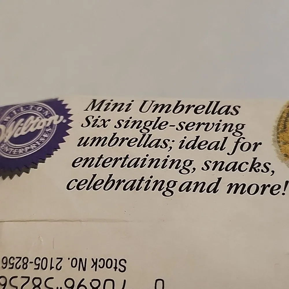 1994 Wilton Silver Mini Umbrella Baking Pan